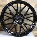 18 Zoll Felgen Damina DM08 schwarz für Seat Leon 1P 5F KL Ateca 5FP Cupra hybrid 1