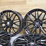 18 Zoll Felgen Damina DM08 schwarz für Seat Leon 1P 5F KL Ateca 5FP Cupra hybrid 3