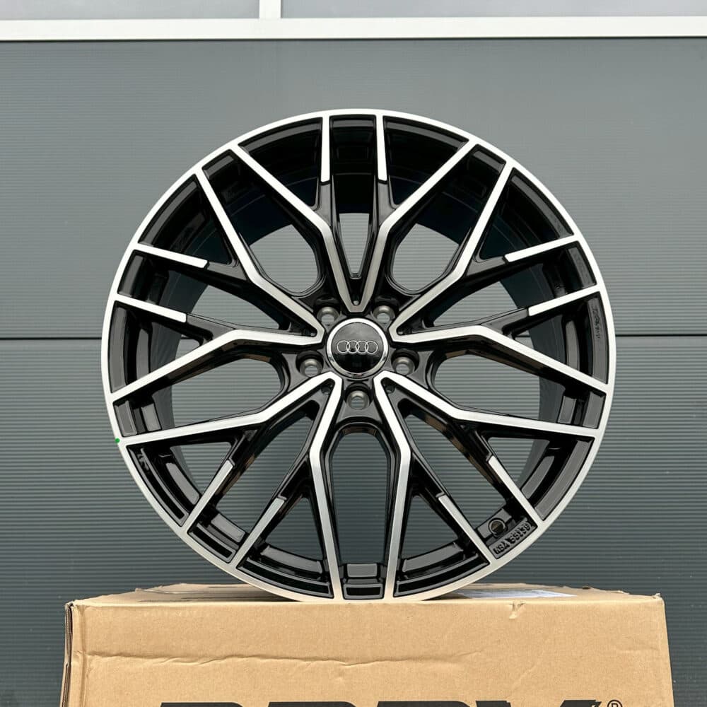 19 Zoll Felgen 2DRV WH37 schwarz poliert für Audi A4 S4 B8 B81 B9 S-Line Avant