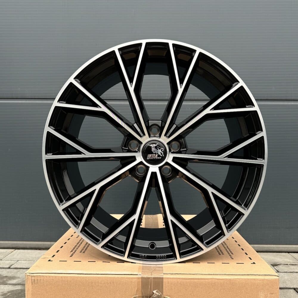 19Zoll Felgen UA23 schwarz poliert für Seat Cupra Formentor Ateca Tarraco FR 5FP