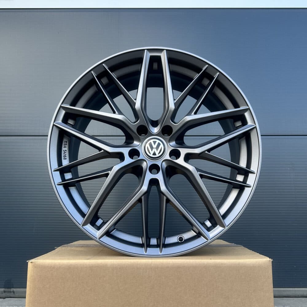 4x 18 Zoll Felgen Damina DM08 grau matt für VW EOS 1F Beetle 16 Jetta Touran 1T