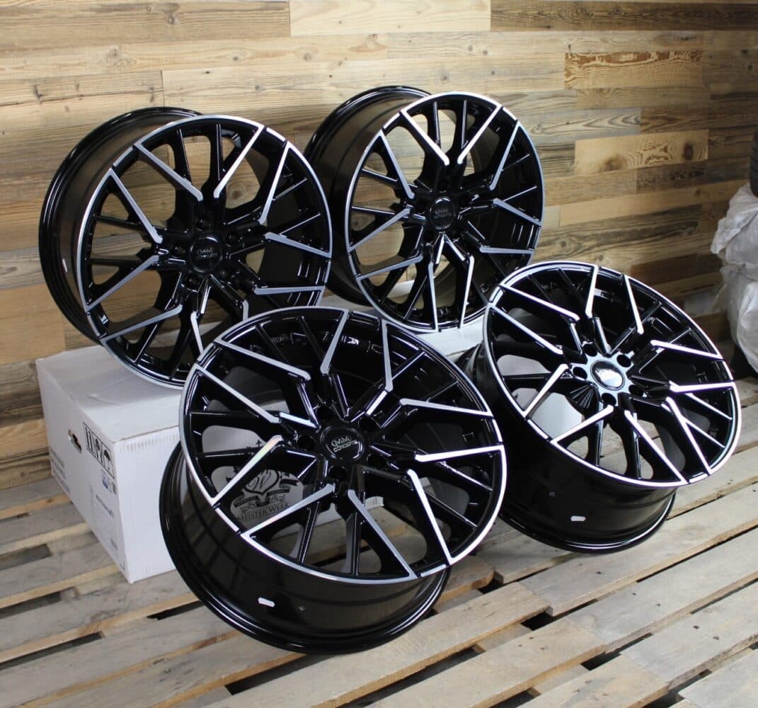 1x 19 Zoll Felge MM06 schwarz poliert Nachkauf
