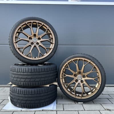 FF01 19 Zoll Winterräder 4 HANKOOK 255/45 R19 Kompletträder für VW Tiguan 2 5N R
